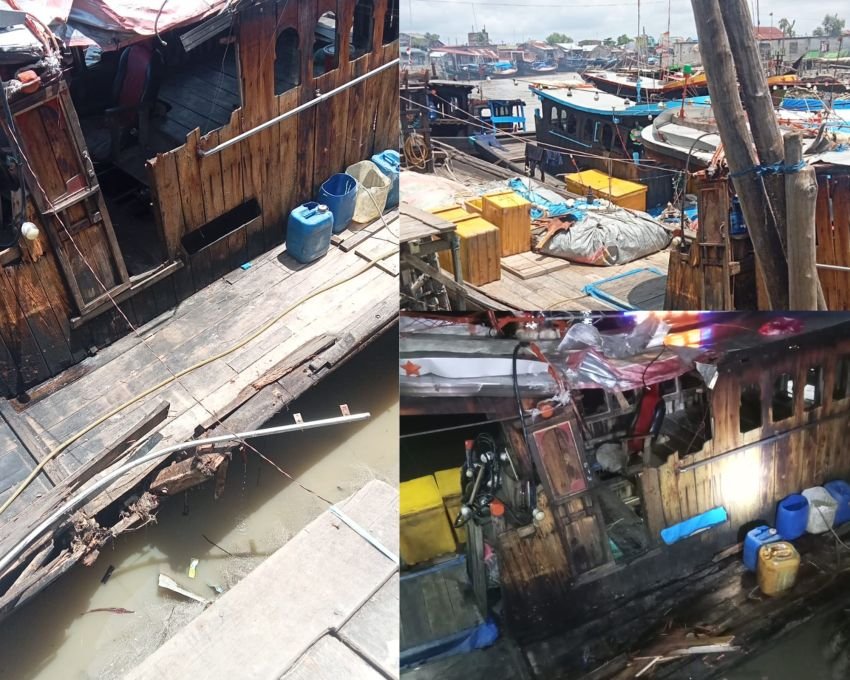 Nelayan Tanjung Tiram Trauma, Boat Ditabrak Pukat Apung di Tengah Laut &ldquo;Nyawa Kami Seolah Tak Ada Harganya!&rdquo;