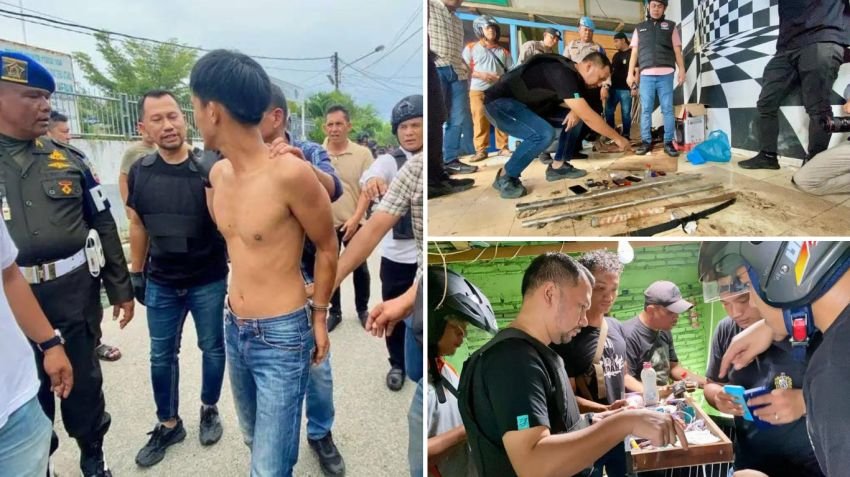 Tujuh Terduga Pelaku Penyerangan Polisi di Belawan Ditangkap Aparat Gabungan