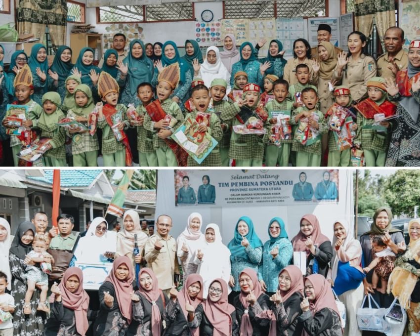 Ketua Pembina Posyandu Batu Bara Terima Kunker Wakil Ketua Posyandu Sumut