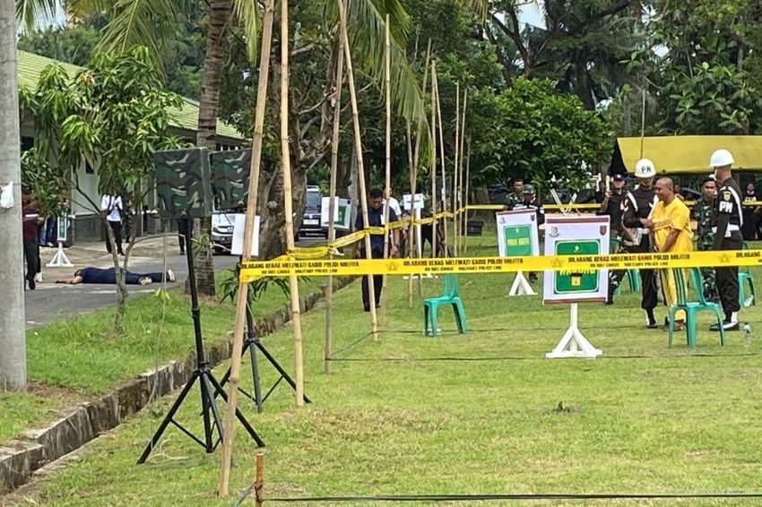 Rekonstruksi Penembakan 3 Polisi di Lampung, Kopda Basar Lepaskan 8 Tembakan