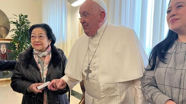 Megawati Sampaikan Duka Mendalam atas Wafatnya Paus Fransiskus: Dunia Kehilangan Sosok Pemersatu Umat