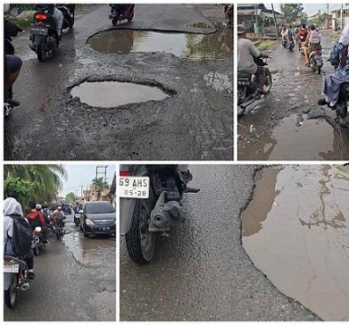 Jalan Rusak dan Tergenang di Sei Rotan, Warga Desak Pemerintah Bertindak