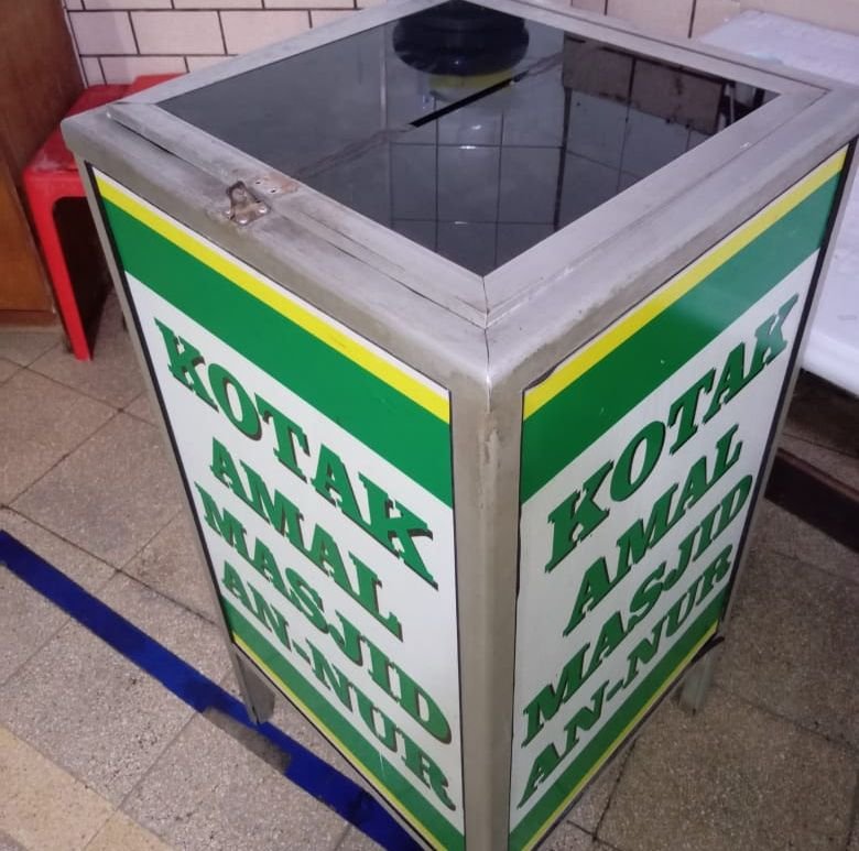 Kotak Amal Masjid Annur Kota Intan Dibobol Maling, Uang Jamaah dan Anak Yatim Raib
