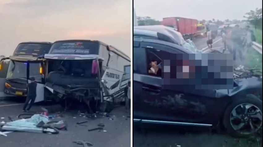 Bus Rombongan Bonek Alami Kecelakaan di Tol Pekalongan, Satu Korban Jiwa