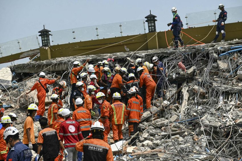 Junta Militer Myanmar Laporan 3.085 Korban Jiwa Akibat Gempa Dahsyat, Bantuan Internasional Mengalir