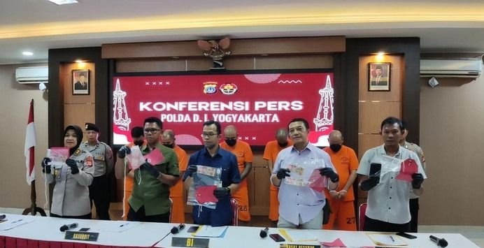Sindikat Uang Palsu di Jogja Terbongkar, Polisi Tangkap 5 Pelaku, Uang Dibeli dari Kalibata