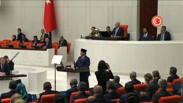 Prabowo Tegaskan Indonesia Sedang Menuju Transformasi Besar dan Bebas Korupsi dalam Pidato di Parlemen Turki
