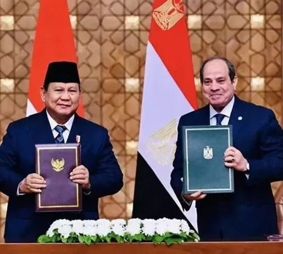 Presiden Prabowo Subianto dan Presiden El-Sisi Tandatangani Kemitraan Strategis, Era 'Golden Bridge' Indonesia-Mesir Dimulai