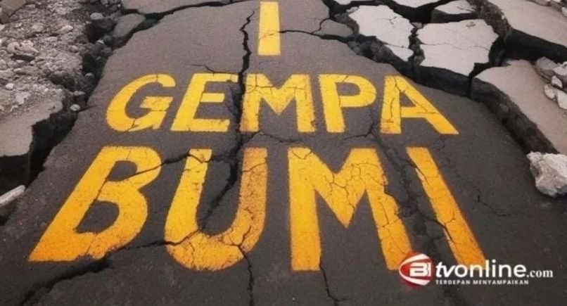 Gempa Darat Magnitudo 4,4 Guncang Solok, Sumatera Barat