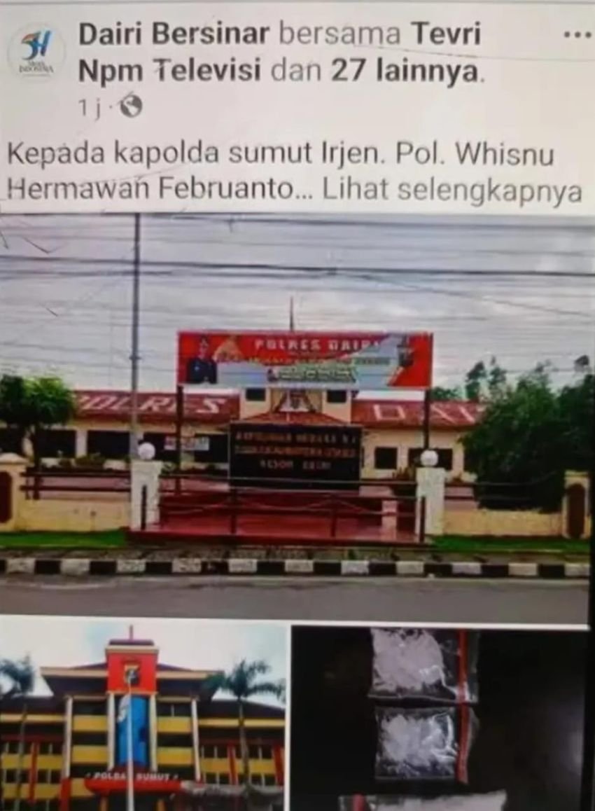 Aiptu Joko Saronto Laporkan Akun Facebook "Dairi Bersinar" ke Polisi Usai Dituding Terlibat Narkoba, Termasuk Kasat dan Kapolsek