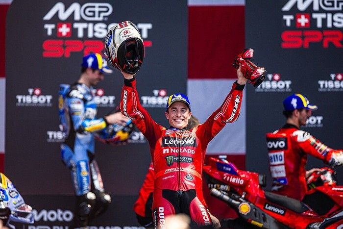Marc Marquez Menangi Sprint Race MotoGP Spanyol 2025, Kokoh di Puncak Klasemen!