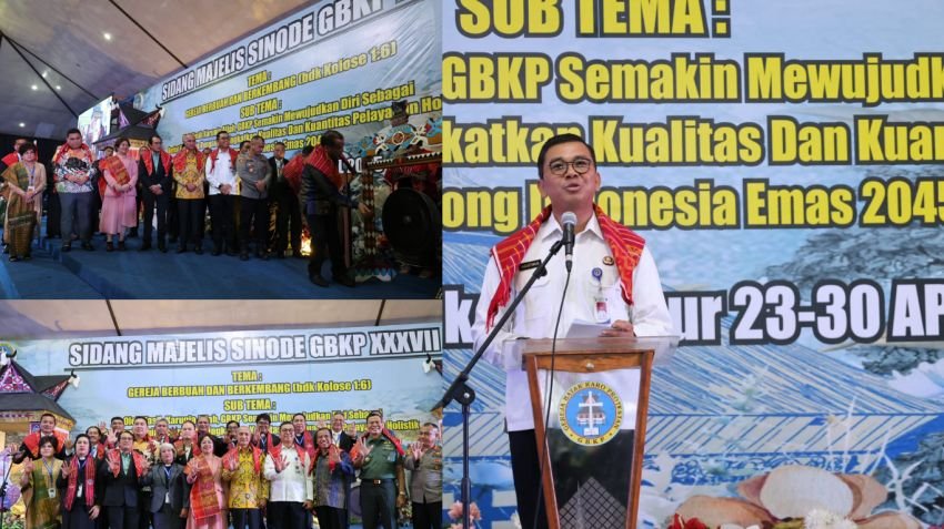 Gubernur Sumut Ajak GBKP Jadi Mitra Strategis dalam Membangun Daerah