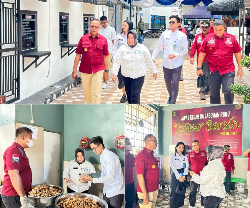 Lapas Labuhan Ruku Terima Kunjungan Monitoring dan Evaluasi Direktur Kesehatan dan Perawatan Rehabilitasi