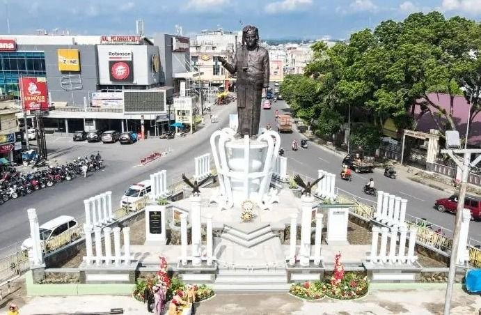 Perjalanan Panjang Pembangunan Tugu Raja Sang Naualuh Akhirnya Tuntas