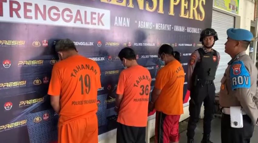 Modus Mengaku Wartawan, Tiga Pria Peras Sejumlah Kades di Trenggalek hingga Puluhan Juta