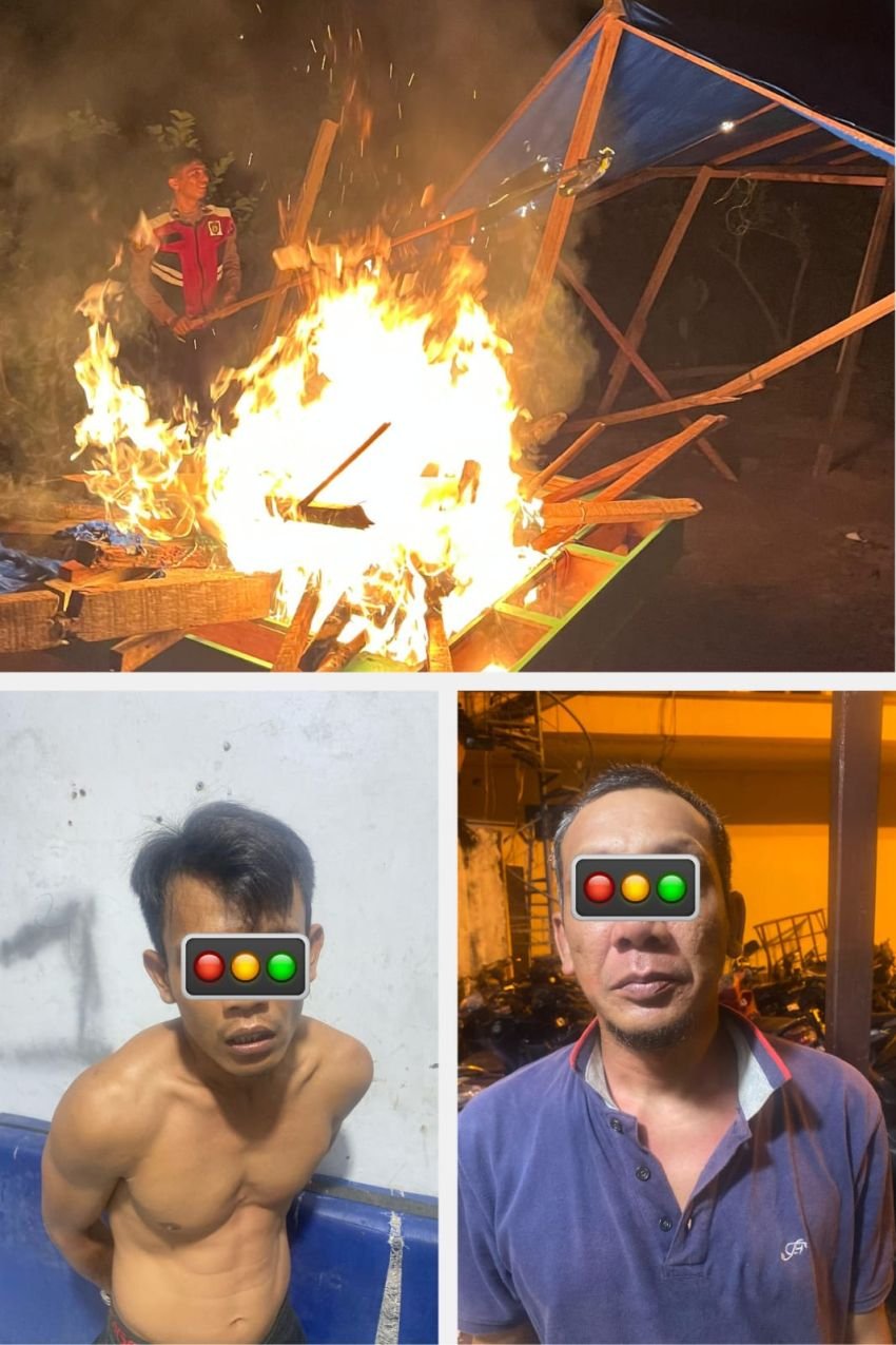 Polsek Sunggal Gerebek Sarang Narkoba di Sei Mencirim, Pengedar dan Pengguna Diamankan