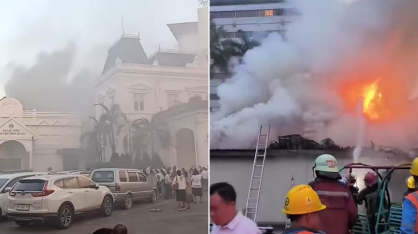 Tempat Hiburan di Hotel Danau Toba Medan Terbakar, Tamu Panik Berhamburan