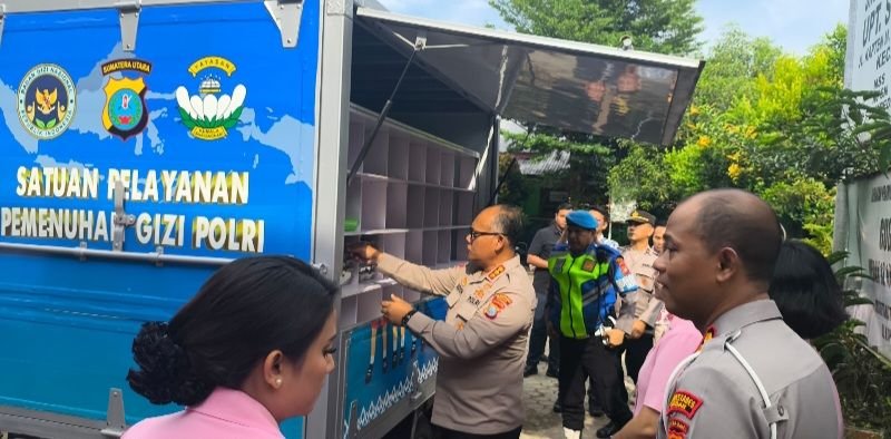 Polrestabes Medan Resmikan SPPG, Siap Produksi 71 Ribu Lebih Makanan Bergizi untuk Dukung Generasi Emas 2045