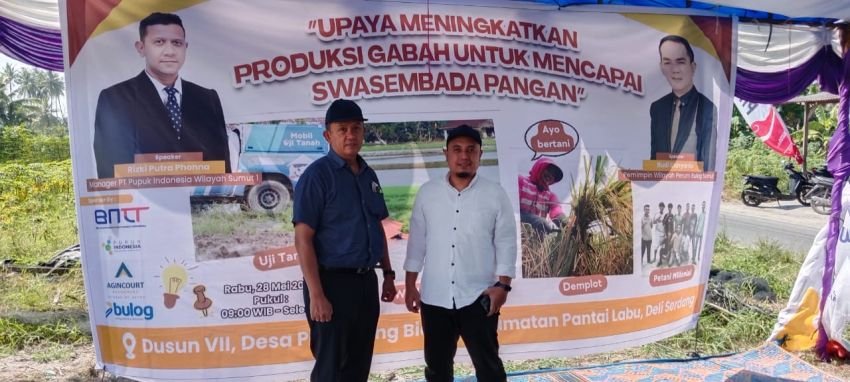BNCT Dukung Percepatan Tanam Padi di Deli Serdang, Dorong Swasembada Pangan Nasional