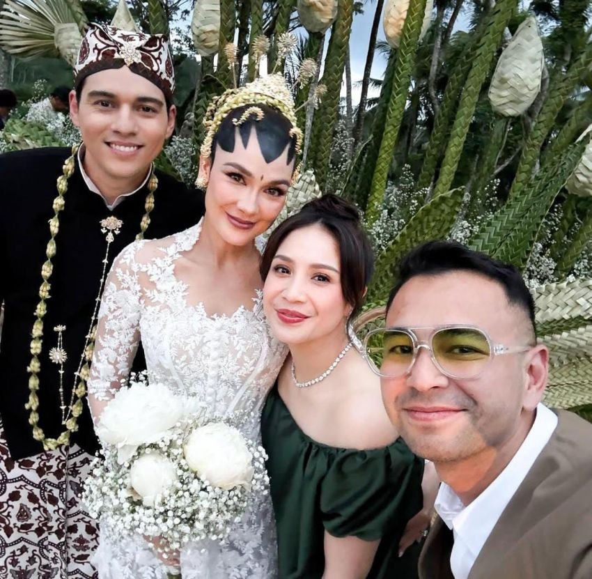 Nagita Slavina Jadi Mak Comblang di Pernikahan Luna Maya dan Maxime Bouttier: Seru-Seruan Aja!