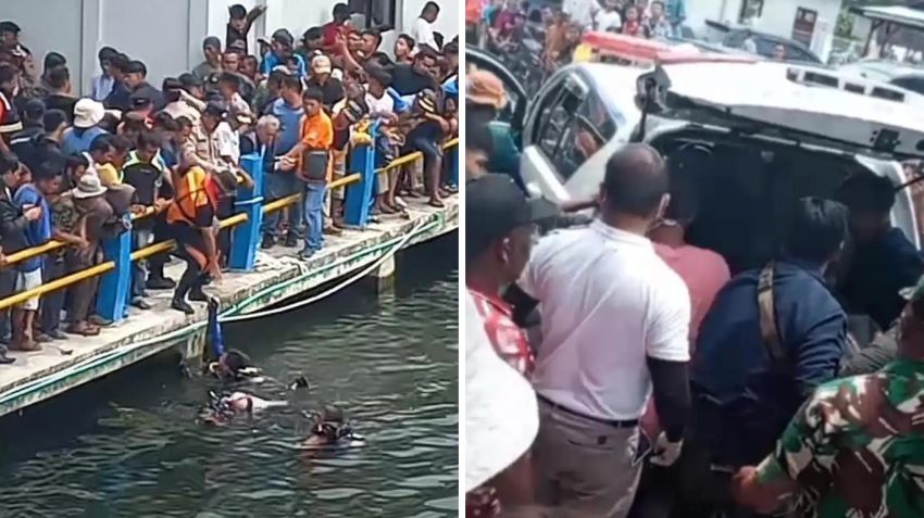Kronologi T3w4snya Tiga Pelajar SMA yang Tenggelam Saat Menyelam Cari Ikan di Danau Toba
