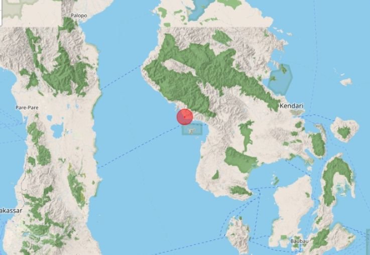 Gempa Magnitudo 3,7 Guncang Konawe, Getaran Terasa Hingga Kendari