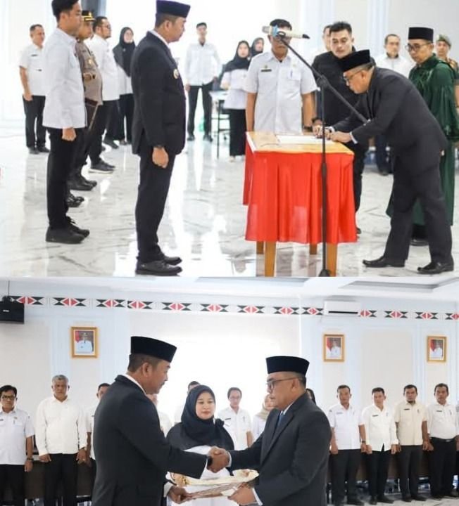 Drs. M. Sahnan Pasaribu Dilantik Jadi Pj. Sekda Madina, Bupati: Jabatan Strategis dan Penuh Tanggung Jawab
