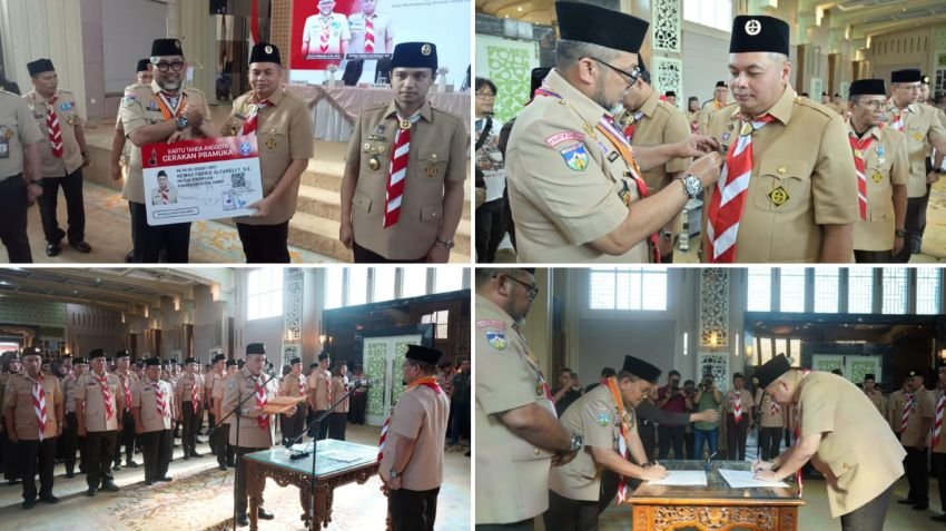 Kemas Faried Resmi Nahkodai Kwarcab Pramuka Kota Jambi, Siap Perangi Judi Online dan Narkoba Lewat Gerakan Kepanduan