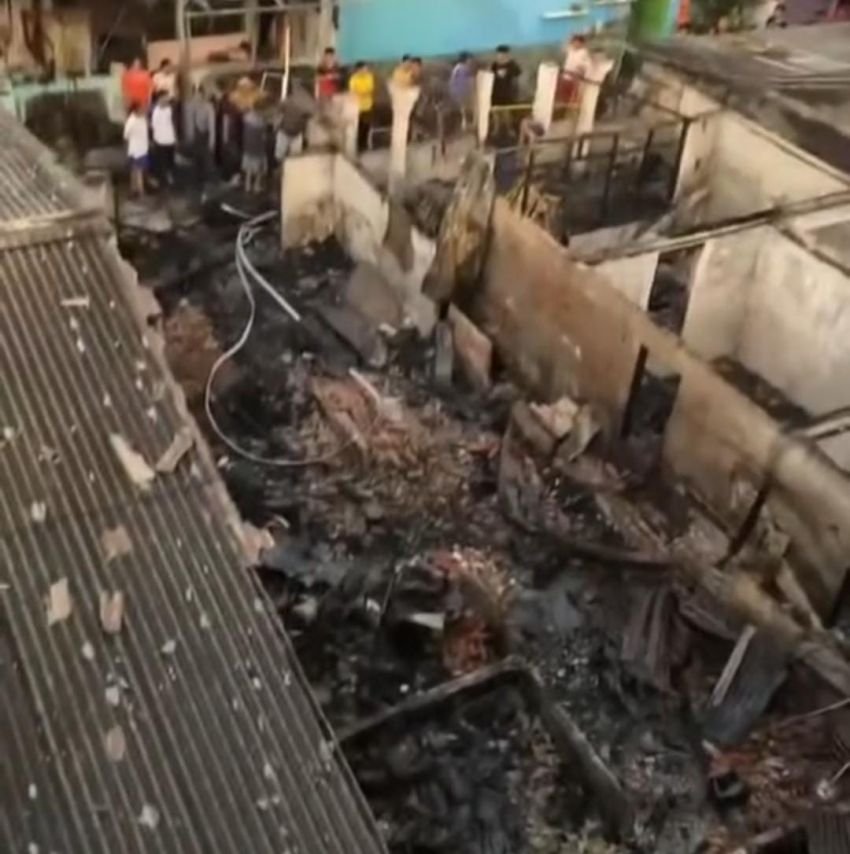 Kebakaran Rumah di Pademangan Barat T3w4skan Dua Orang, Diduga Akibat Kebocoran Gas