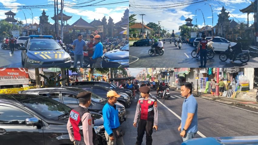 Polsek Bangli Gelar Patroli Dialogis di Pasar Kidul, Tegaskan Komitmen Jaga Keamanan Warga
