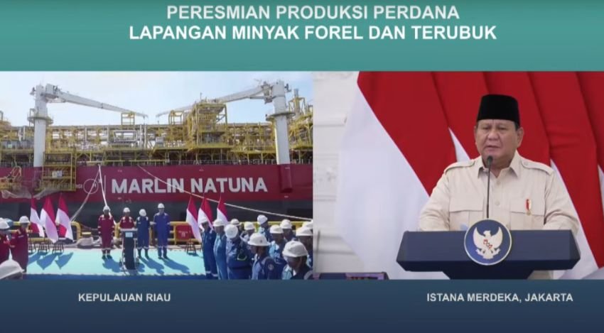 Prabowo Resmikan Produksi Migas Natuna: Swasembada Energi Bisa Hemat Ratusan Triliun Rupiah