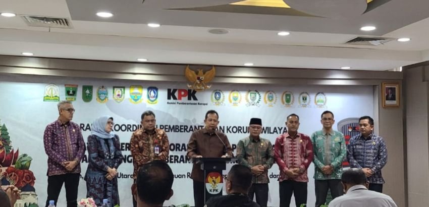 Bupati Muaro Jambi Tegaskan Komitmen Antikorupsi Saat Hadiri Rakor KPK di Jakarta