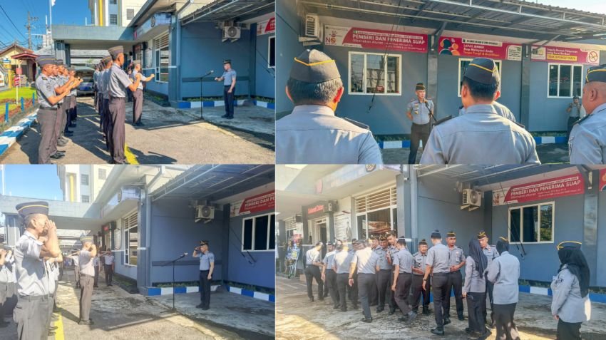 Kalapas Jember Pimpin Apel Pagi, Tekankan Profesionalisme dan Integritas Pegawai