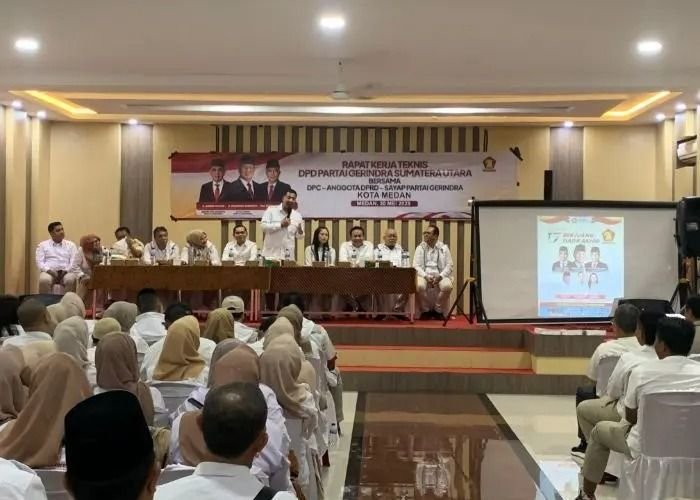 DPD Gerindra Sumut Gelar Rakernis, Siap Dukung Program Asta Cita Presiden Prabowo