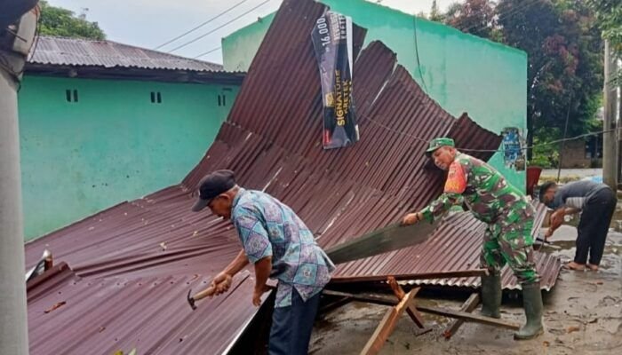 Puting Beliung Terjang Sergai, 31 Rumah Rusak di Dua Kecamatan