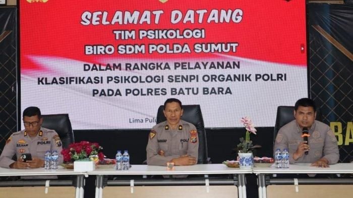 Polres Batubara Gelar Ujian Psikologi untuk Pemegang dan Calon Pemegang Senjata Api Organik Polri
