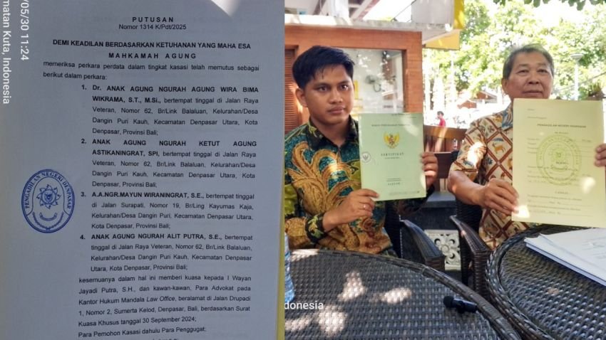 Sengketa Tanah Badak Agung Dimenangkan Nyoman Suardana Hardika: Putusan Inkrah dari MA RI Tegaskan Kepemilikan Sah