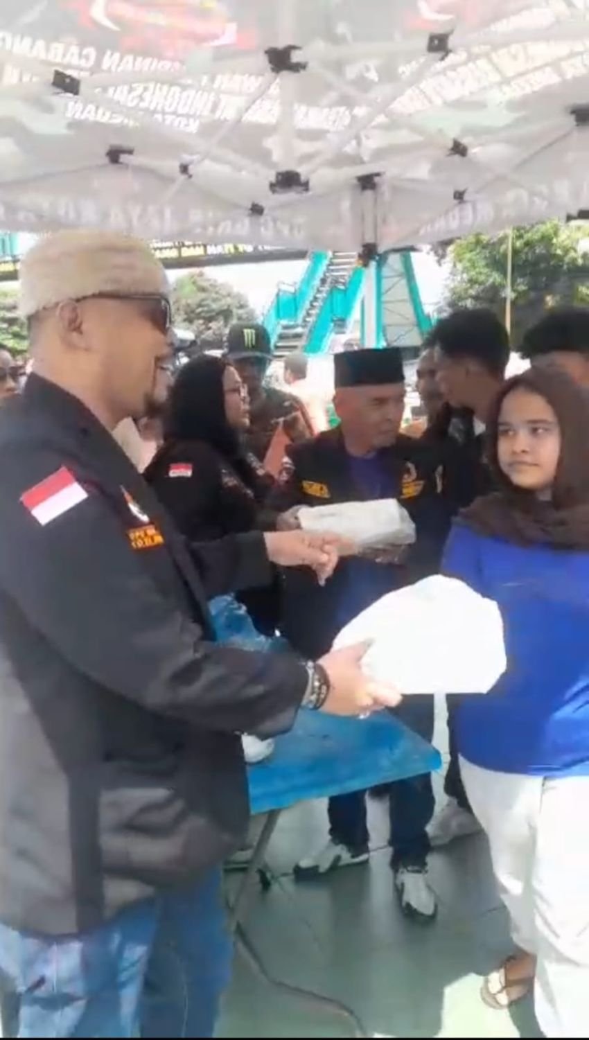 GRIB Jaya Medan Konsisten Gelar Jumat Berkah, 750 Porsi Makanan Dibagikan Gratis