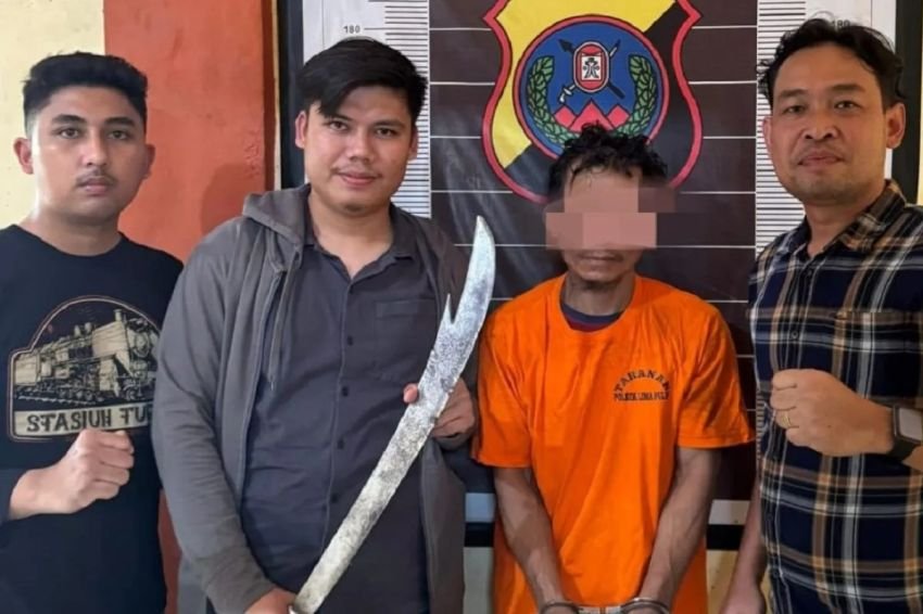 Ancam Kades Pakai Parang, Warga Batu Bara Ditangkap Polisi