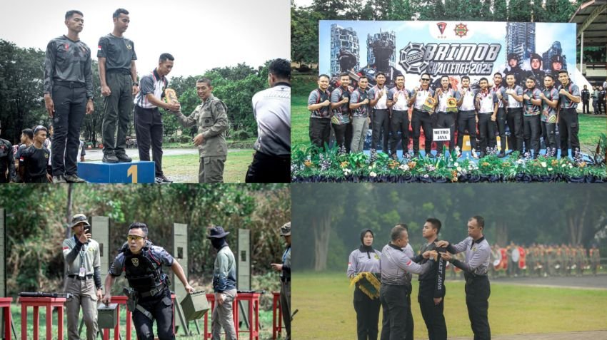 Satbrimob Polda Metro Jaya Raih Peringkat 4 Besar di Brimob Challenge 2025