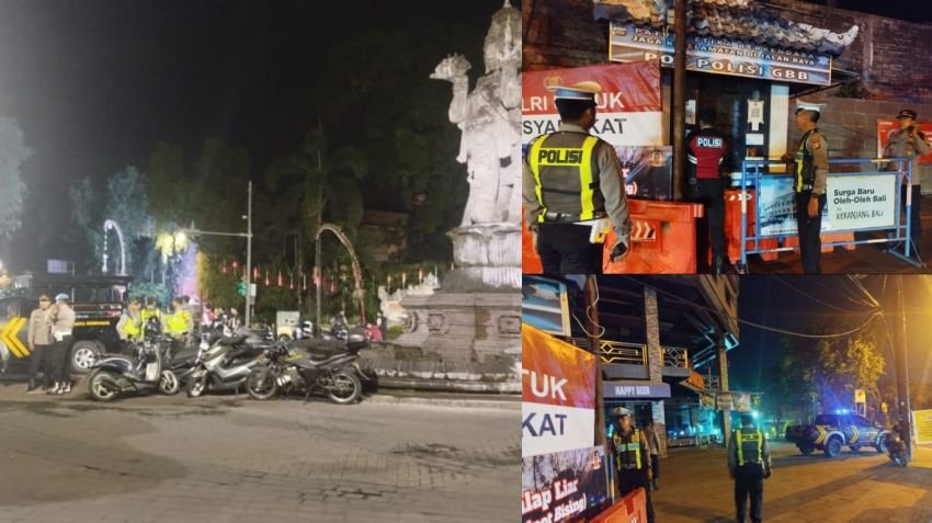 Malam Minggu Kondusif, Polsek Dentim All Out Gelar Patroli Susuri Titik Rawan