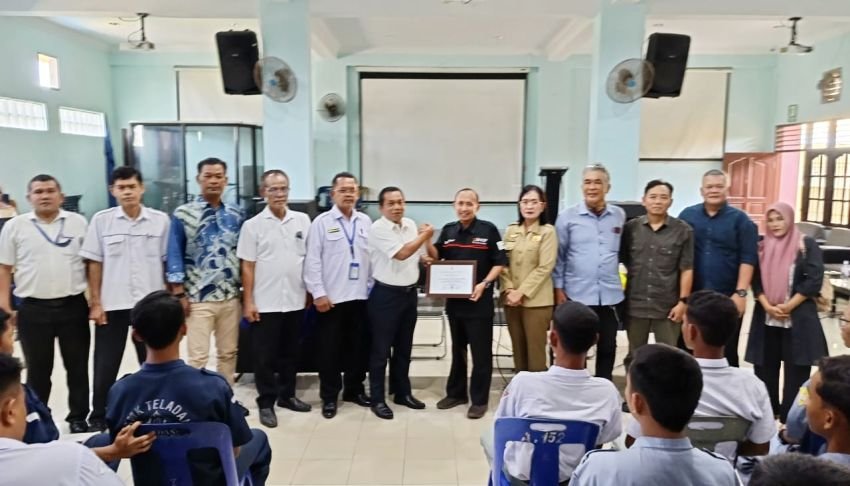 AATT Gaet Disnaker dan LPK-TI, Latih Siswa SMK Teladan Medan untuk Tingkatkan Kompetensi K3