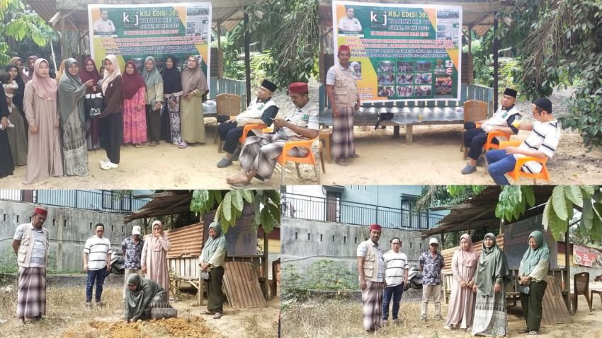 Bersama Membangun Harapan: KSJ Rokan Hilir Gelar Peletakan Batu Pertama Rumah Keluarga Almarhum Dalino