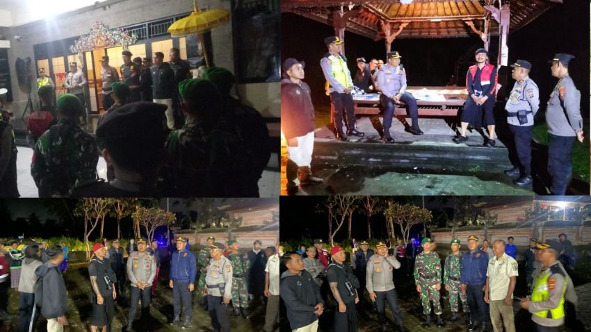 Wujud Sinergitas, Polres Bangli Gelar Patroli Gabungan TNI dan Satpol PP Jaga Kamtibmas