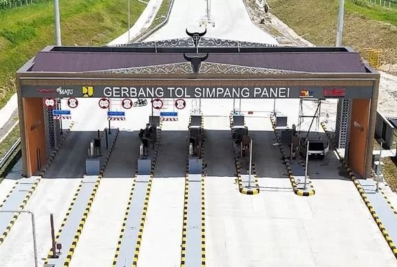 Pinar Uluni Horbou Hiasi Gerbang Tol di Simalungun, Simbol Kearifan Lokal Batak