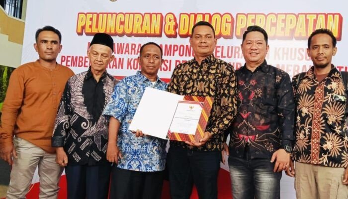 Gampong Paya Bujok Beuramo Raih Penghargaan Gubernur Aceh sebagai Kopdes Merah Putih Tercepat di Kota Langsa