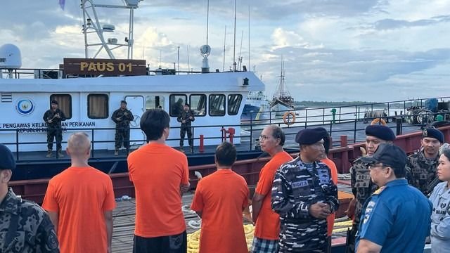 Kapal Ikan China Ditangkap KKP di Perairan Bali, Diduga Terlibat Sindikat TPPO