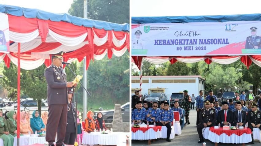 Asta Cita Jadi Kompas Utama Kebangkitan Nasional: Kapolres Mandailing Natal Bacakan Pidato Menteri Kominfo di Upacara Harkitnas ke-117