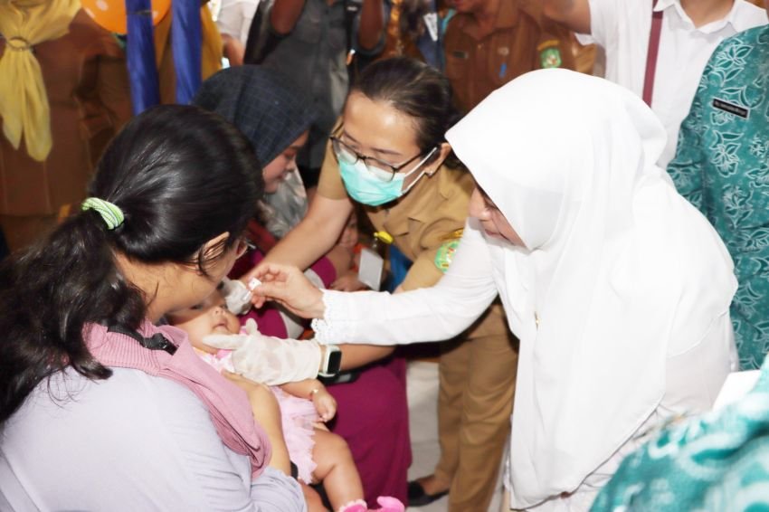 Wakil Ketua TP Posyandu Sumut Titiek Sugiharti Ajak Orang Tua Rutin Bawa Balita ke Posyandu