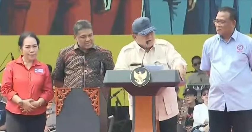 Prabowo Janji Segera Sahkan RUU Perlindungan Pekerja Rumah Tangga dan Perjuangkan Hak Buruh Laut